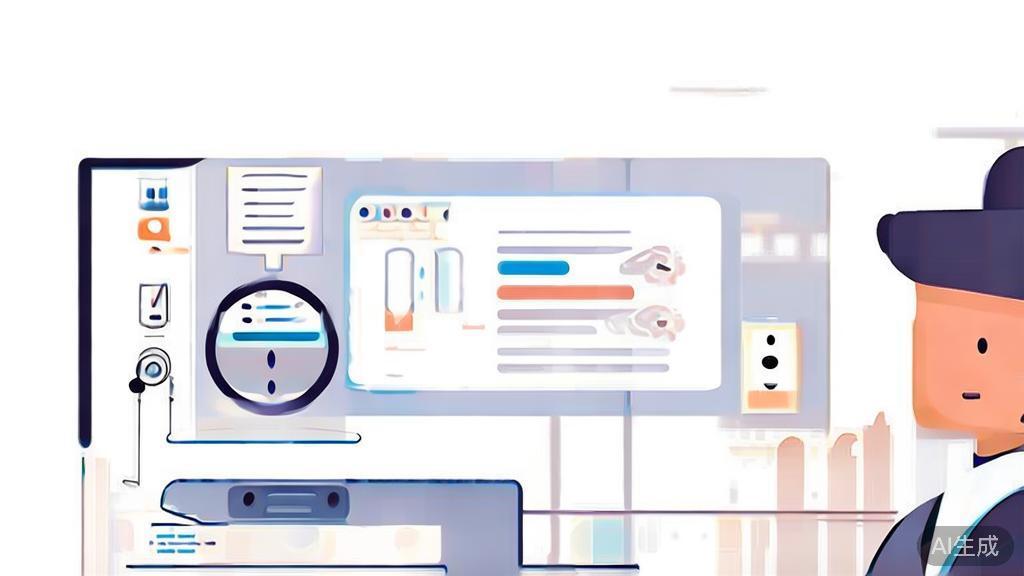 "High-quality business illustration showing a user providing detailed context to a chatbot, with clear communication symbols, minimal flat design"