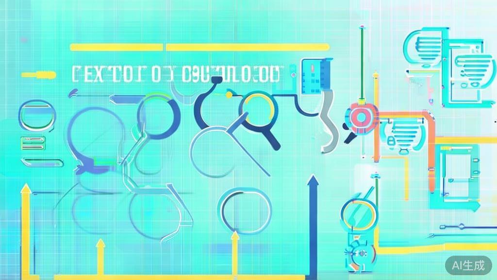 Flat vector illustration of creative process workflow, dashboard style, soft blue gradient