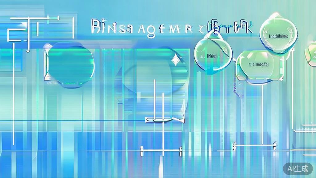 Flat vector illustration of risk management strategies, dashboard style, soft blue gradient