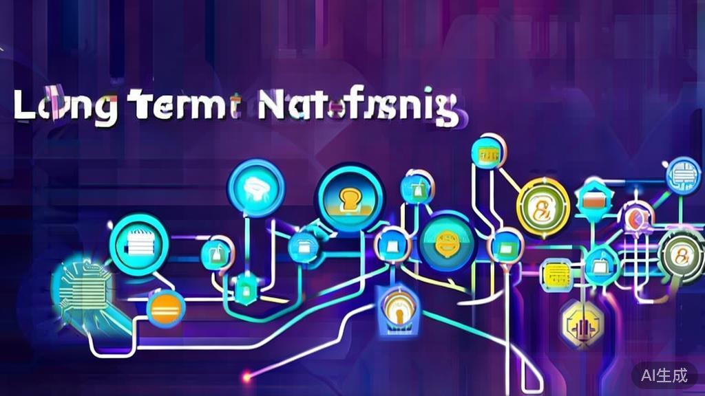 Flat vector illustration of long-term partnerships in blockchain, high quality