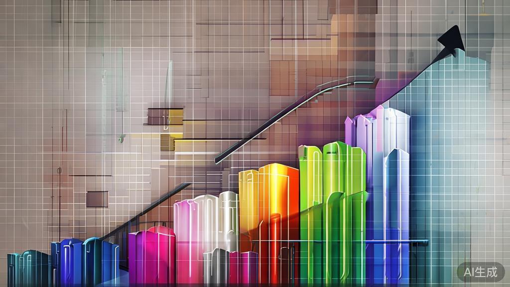 High-quality business illustration regarding industry trends, minimal flat design