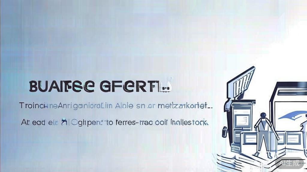 High-quality business illustration regarding image generation efficiency, minimal flat design