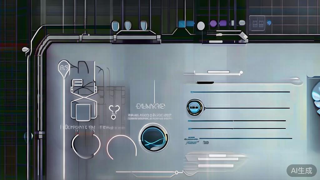 High-quality illustration of future AI writing tool features, minimalist style