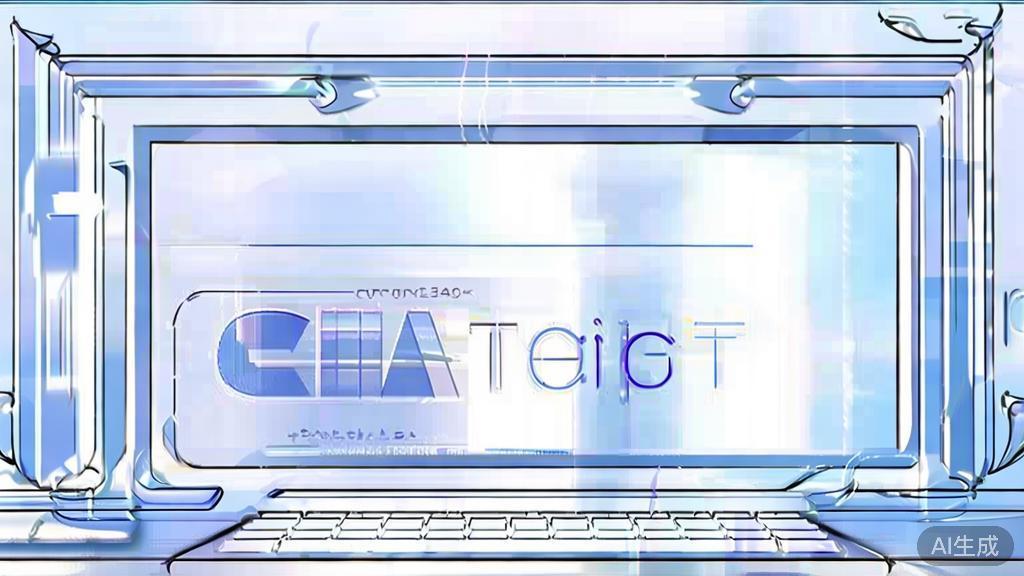 High-quality business illustration regarding ChatGPT, minimal flat design
