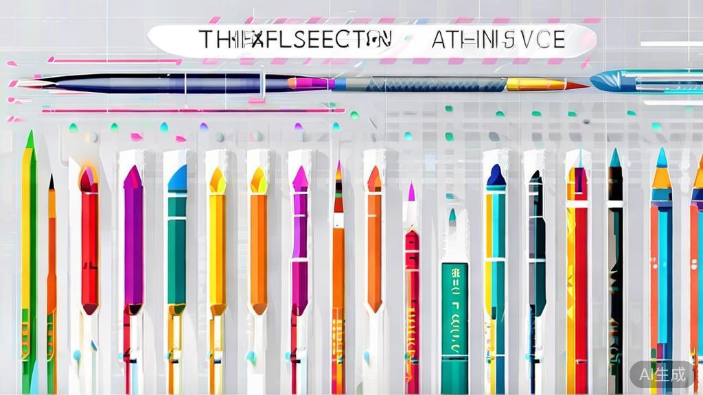 High-quality illustration of drawing tool selection process, minimal flat design