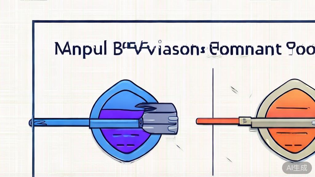 "Flat vector illustration of AI painting tool comparison, minimalist design"