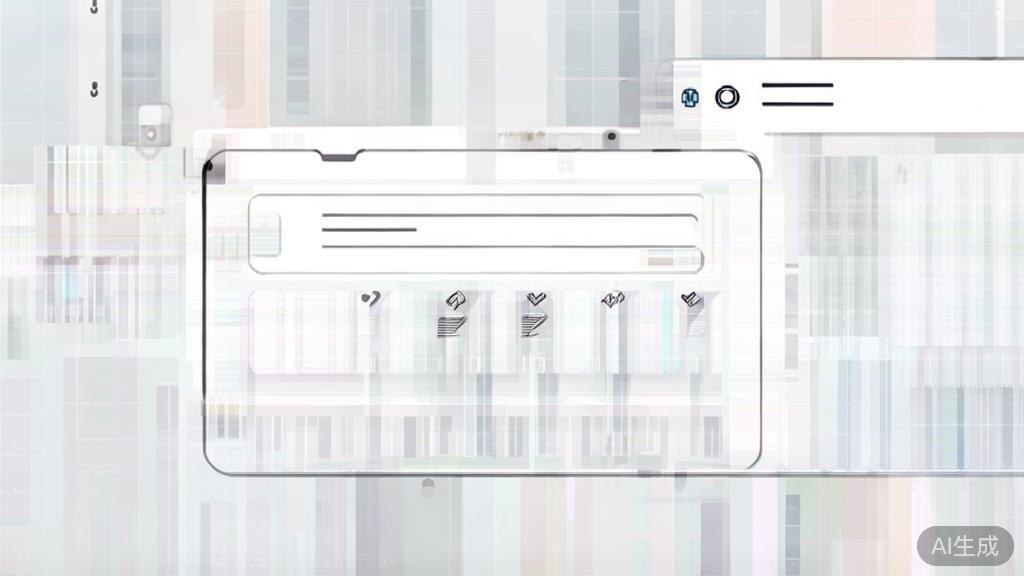High-quality illustration of user interface of ChatGPT Image2, minimal flat design