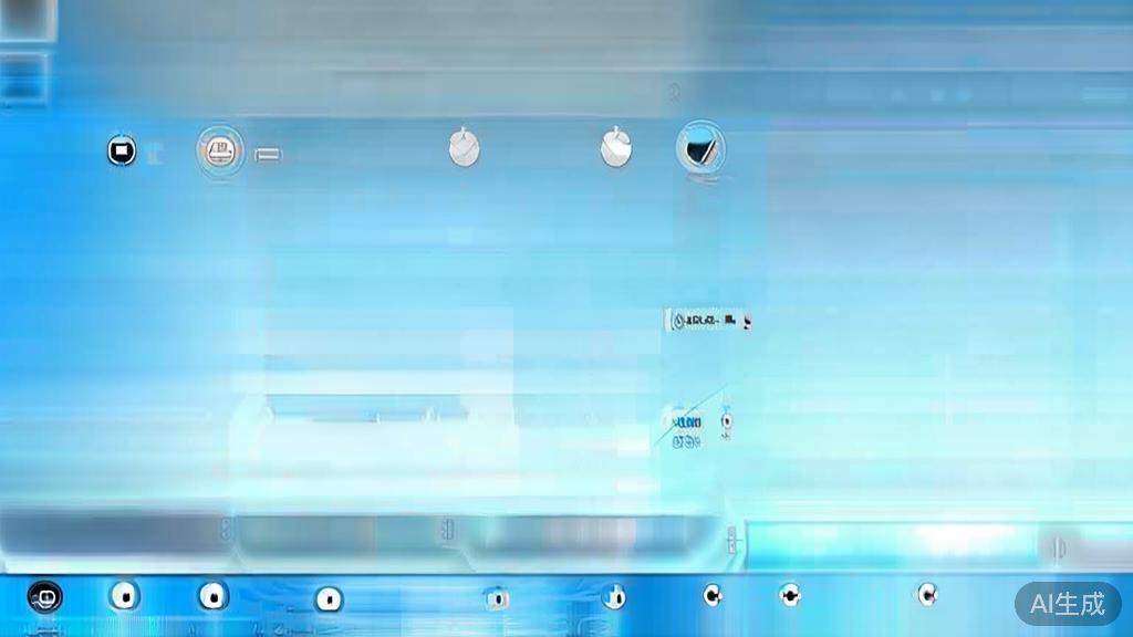 "Flat vector illustration of video cover design, dashboard style, soft blue gradient"