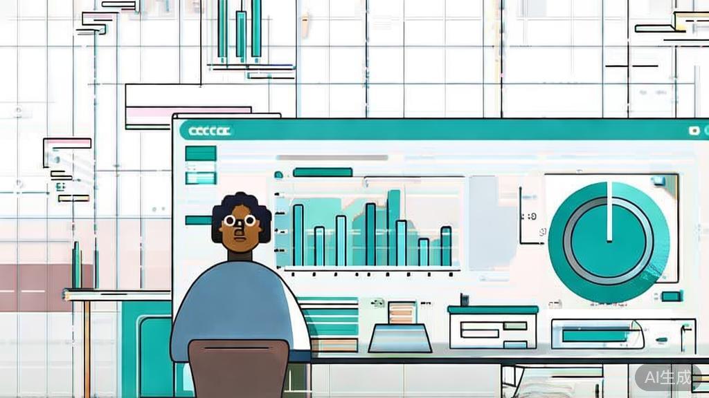 High-quality business illustration regarding data analysis in video content, minimal flat design