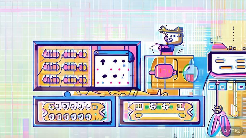 High-quality illustration of engaging educational video elements, minimal flat design