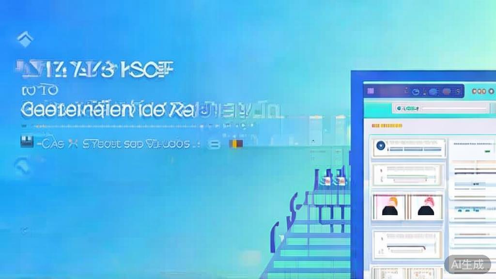 Flat vector illustration of successful educational video case studies, dashboard style, soft blue gradient