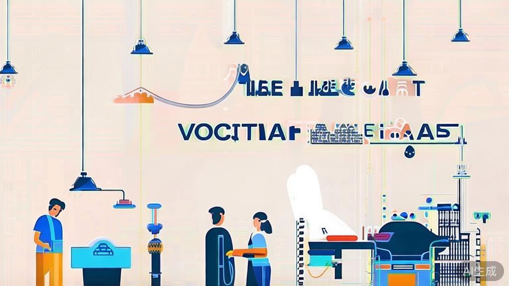 High-quality business illustration regarding vocational education, minimal flat design