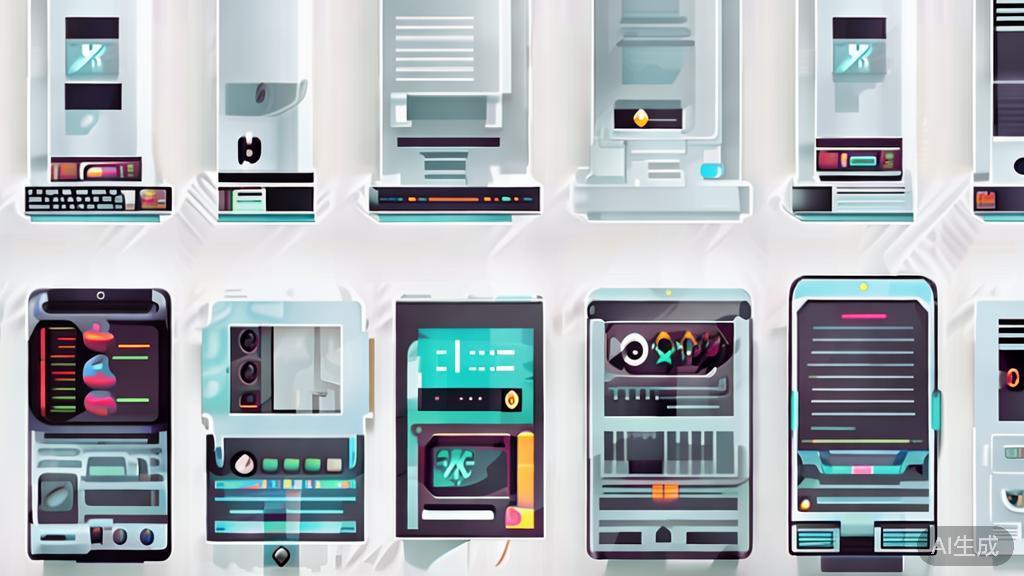 High-quality business illustration regarding video generation tools, minimal flat design