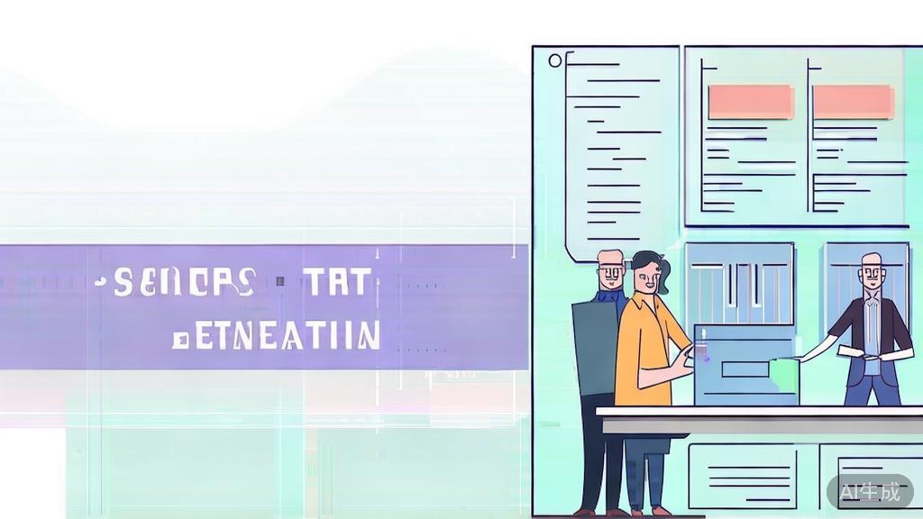 High-quality business illustration regarding best practices for using script generators, minimal flat design