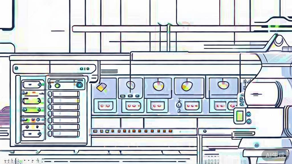 "High-quality illustration of automated video production, minimal flat design"