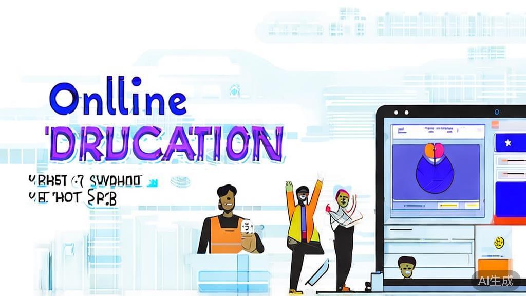 "High-quality business illustration regarding online education promotion through short videos, minimal flat design"