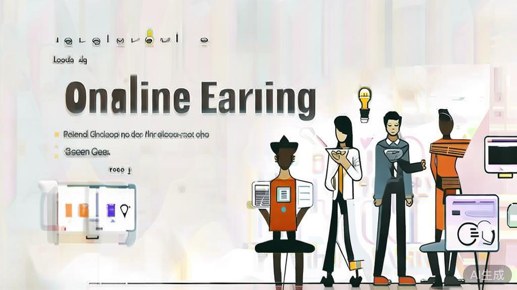 High-quality business illustration regarding informed decision-making in online earning, minimal flat design