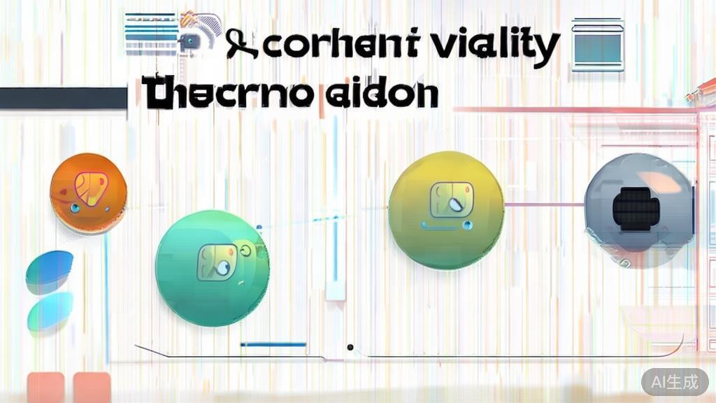 "High-quality business illustration regarding content quality in short video production, minimal flat design"