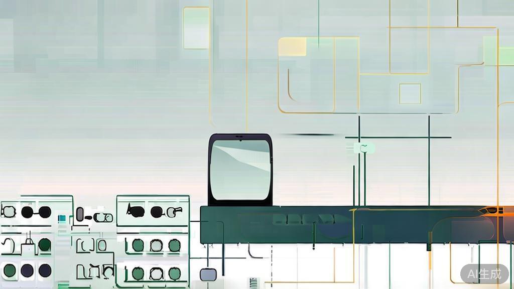 High-quality business illustration regarding cross-platform compatibility, minimal flat design