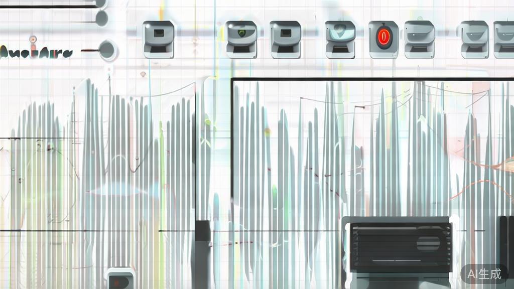 "High-quality business illustration regarding audio processing in video creation, minimal flat design"