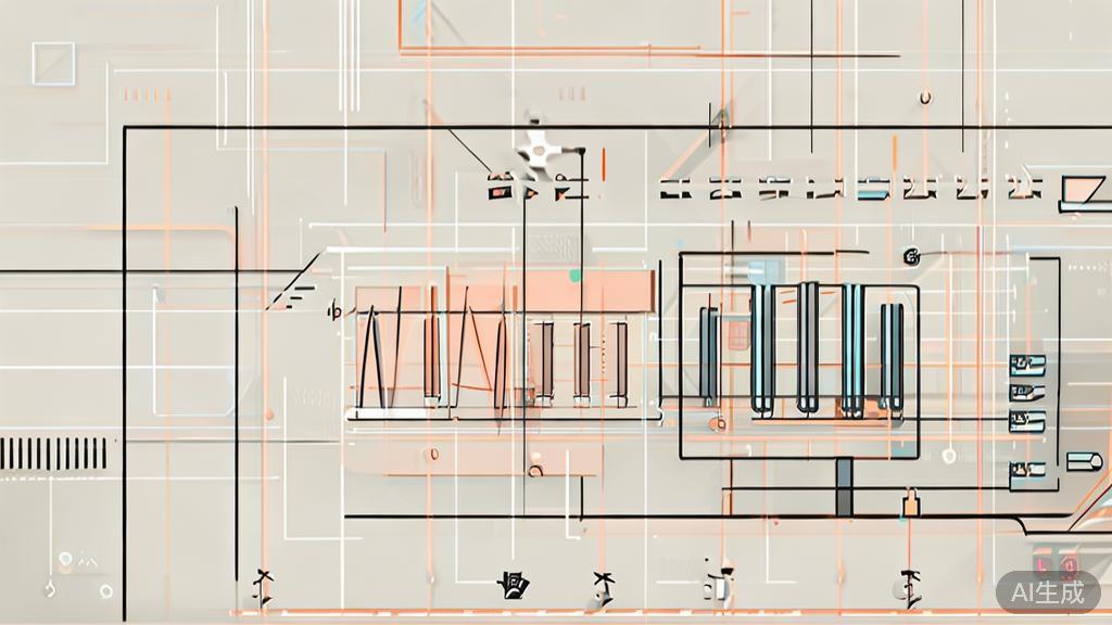 High-quality business illustration regarding audio processing in video creation, minimal flat design