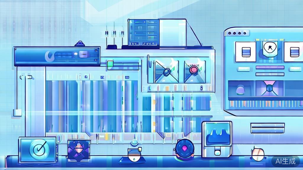 Flat vector illustration of short video creation process, dashboard style, soft blue gradient