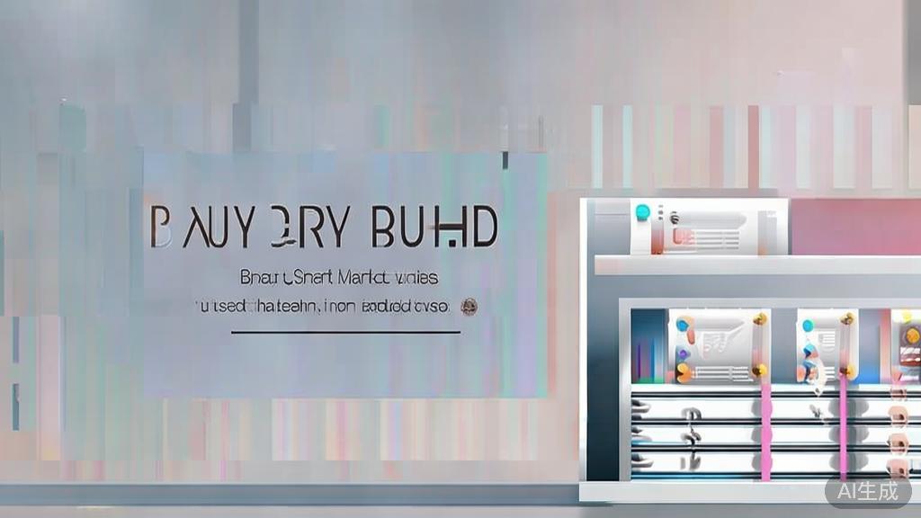 High-quality business illustration regarding a beauty brand using short videos, minimal flat design