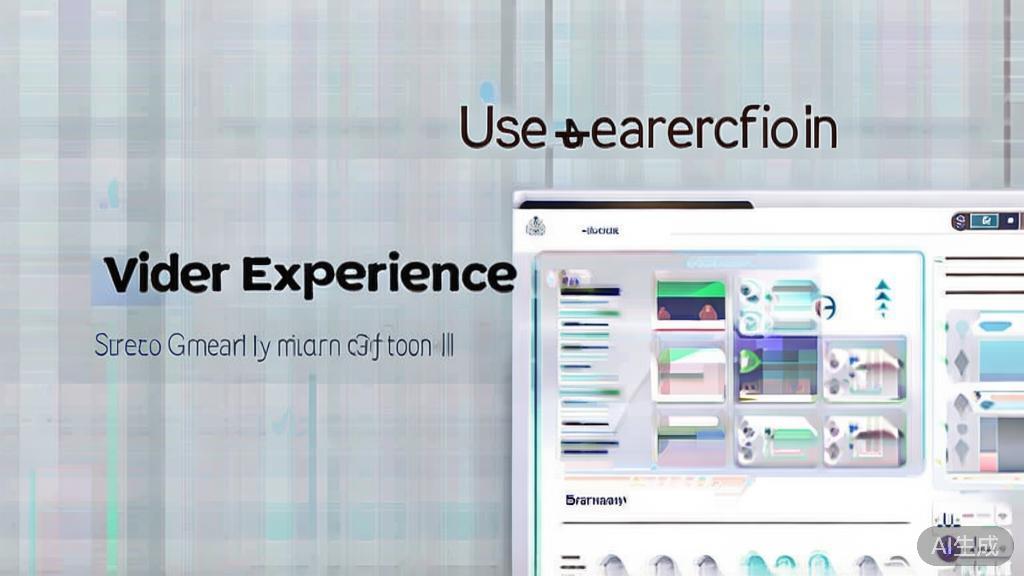 "High-quality business illustration regarding user experience in video generation tools, minimal flat design"