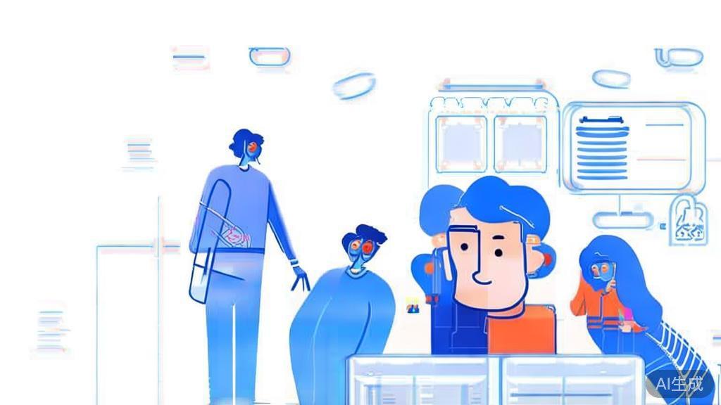 "Flat vector illustration depicting a user troubleshooting software errors, illustrating collaboration and problem-solving, minimalist design"