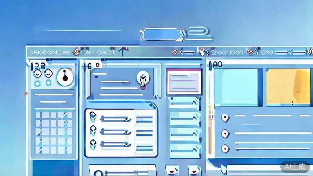 Flat vector illustration of productivity strategies for entrepreneurs, dashboard style, soft blue gradient