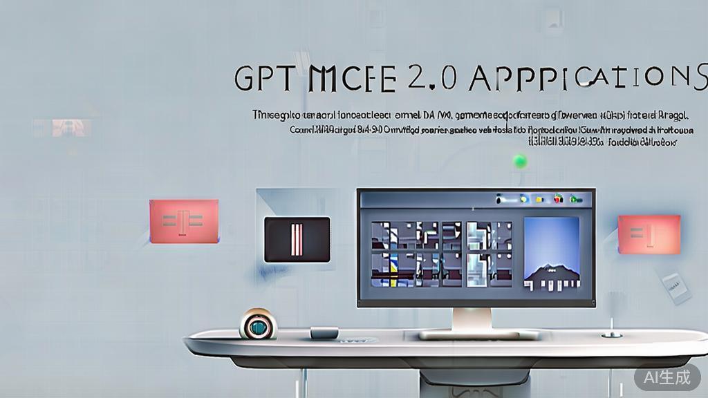 High-quality business illustration regarding applications of GPT Image 2.0, minimal flat design