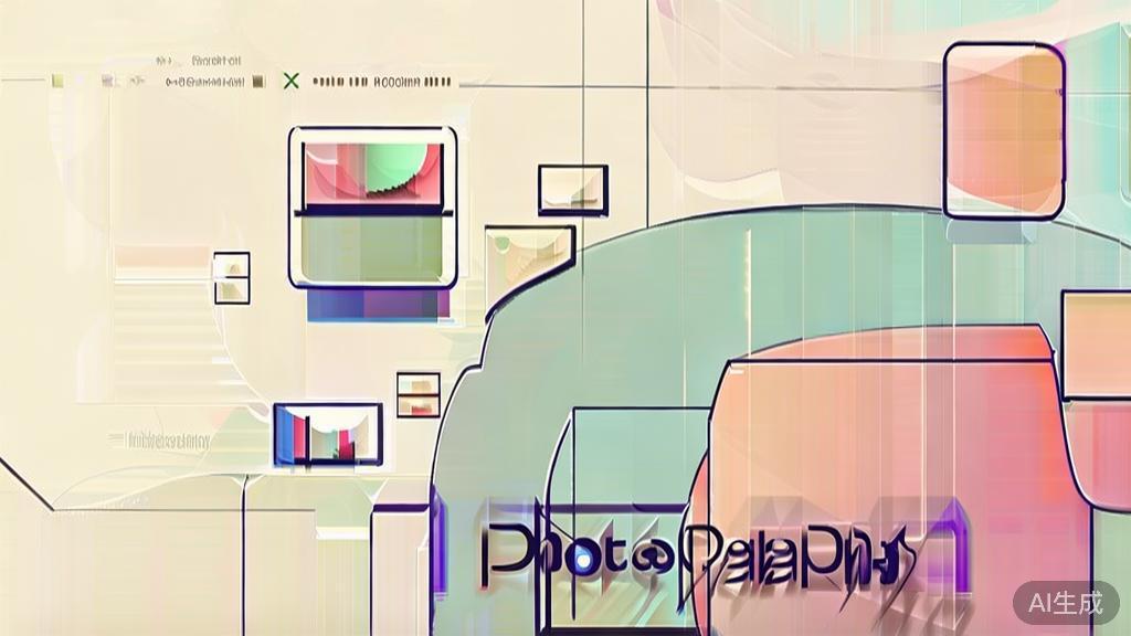High-quality business illustration regarding photography, minimal flat design