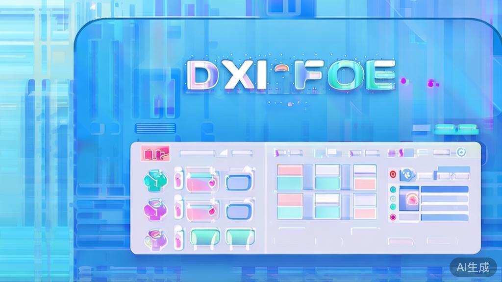 Flat vector illustration of extracting EXIF data, dashboard style, soft blue gradient