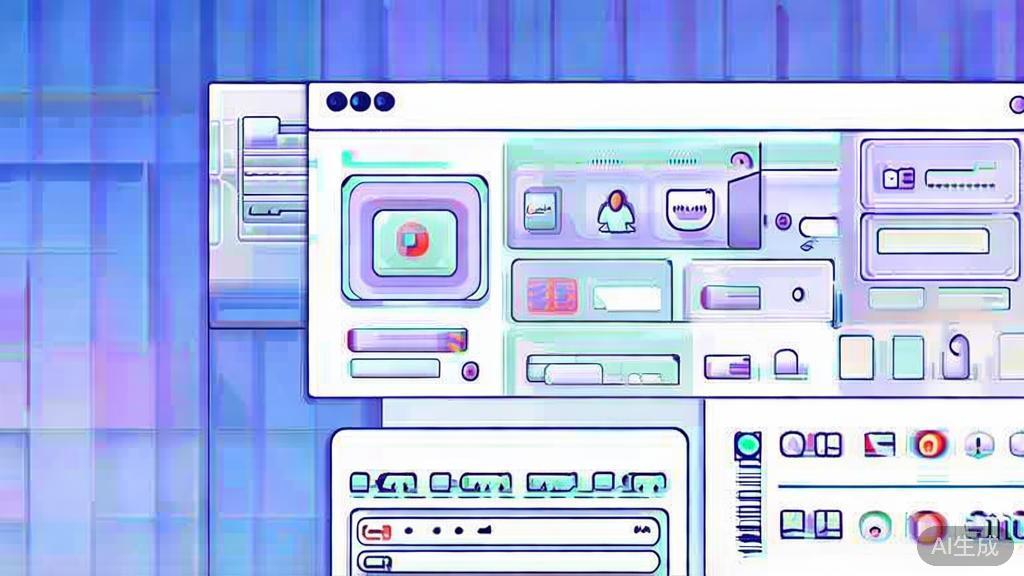 Flat vector illustration of social media content creation, dashboard style, soft blue gradient