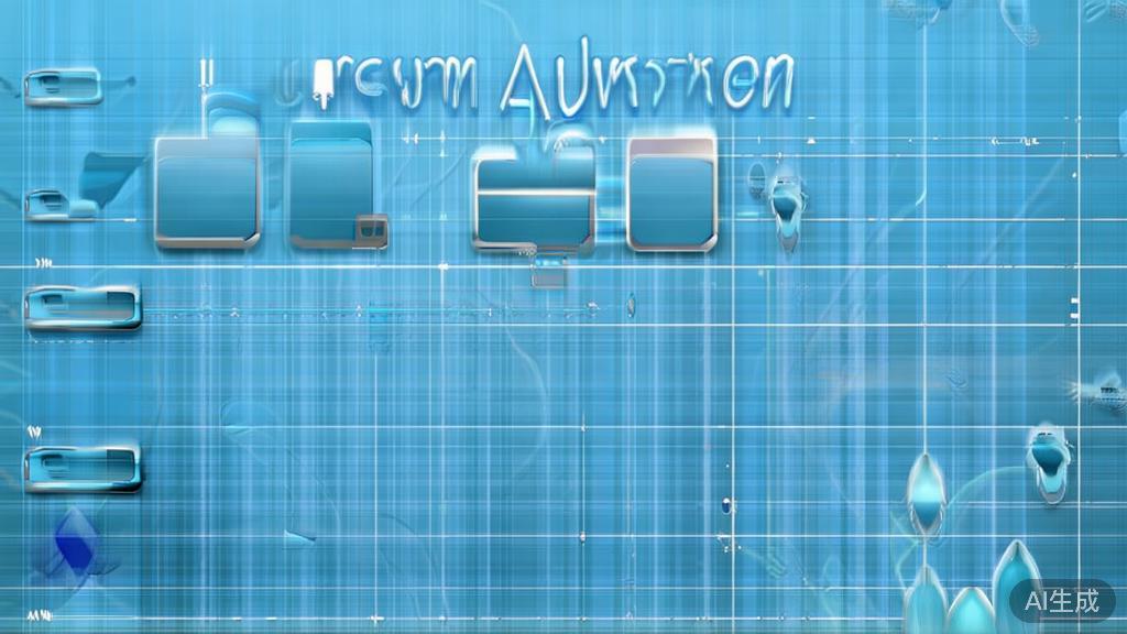 Flat vector illustration of custom adjustment features in Qwen-Image-2.0, dashboard style, soft blue gradient