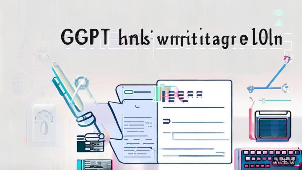 High-quality business illustration comparing GPT Imagine 2.0 and traditional writing tools, minimal flat design