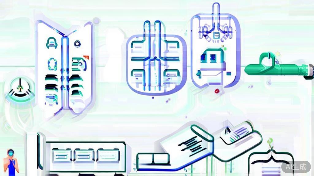 High-quality business illustration regarding the advantages of AI writing tools, minimal flat design
