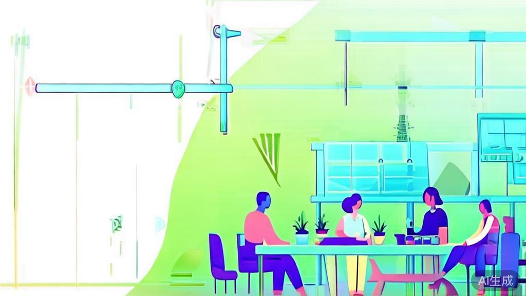 High-quality business illustration regarding green entrepreneurship, minimal flat design