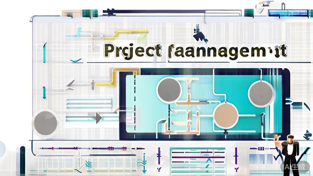 High-quality business illustration regarding project management transformation, minimal flat design