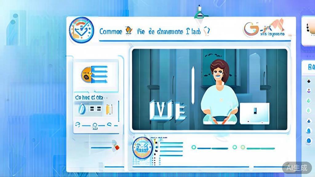 Flat vector illustration of e-commerce live streaming, dashboard style, soft blue gradient