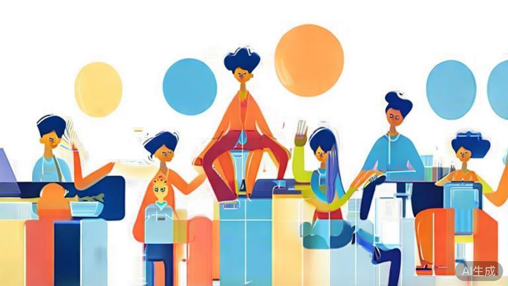 "High-quality illustration of team building in startups, minimal flat design"