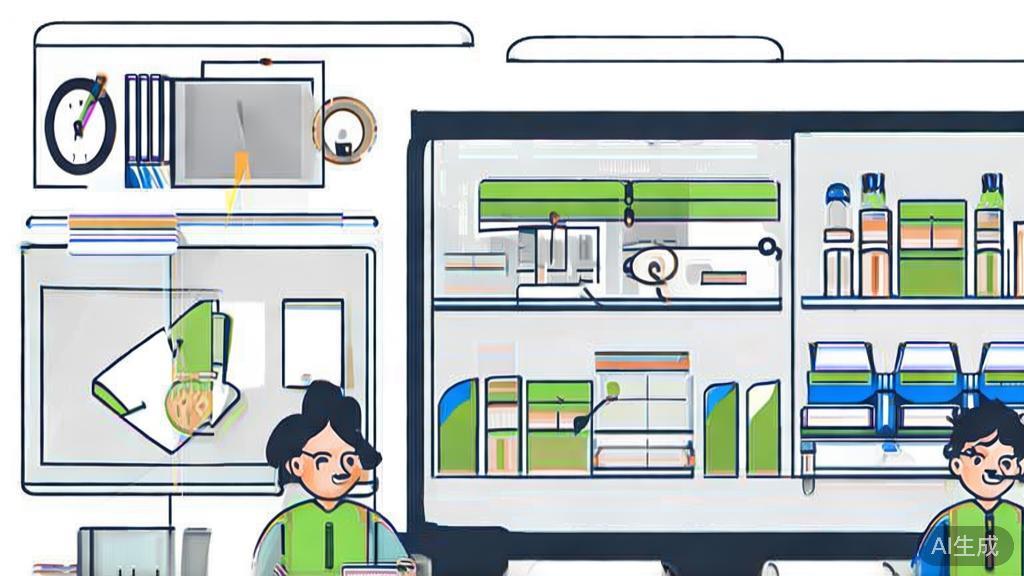 High-quality business illustration regarding continuous learning for small studios, minimal flat design