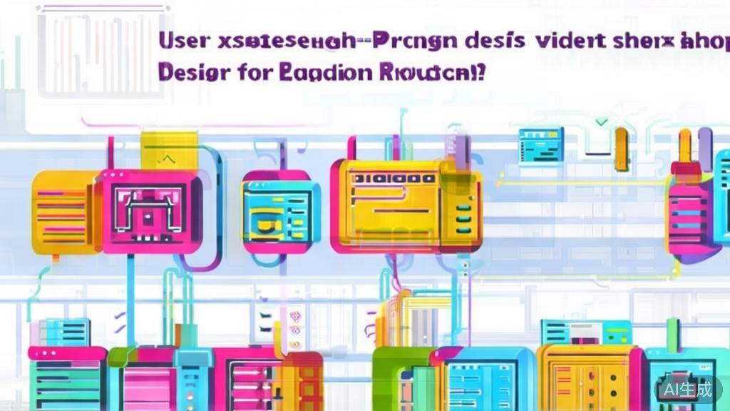 Illustration of user experience design in short video production, flat vector style
