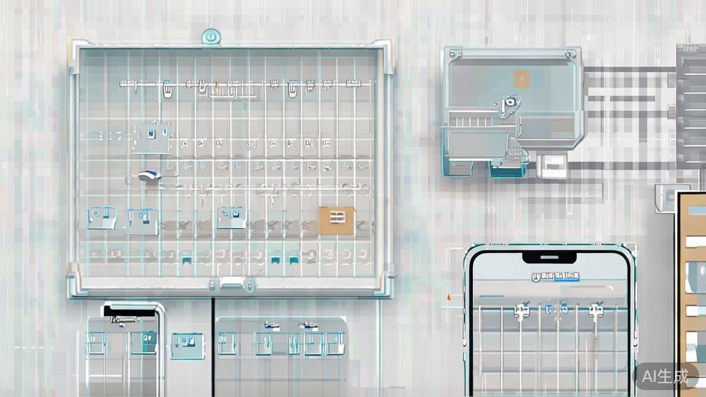 High-quality illustration representing project management tools, minimalist style