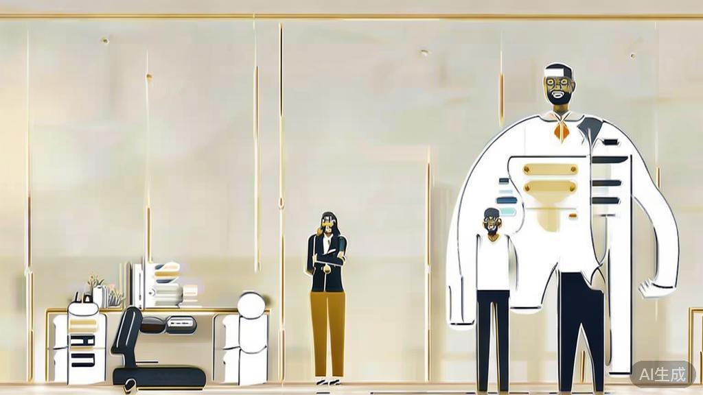 High-quality business illustration regarding personalized services, minimal flat design