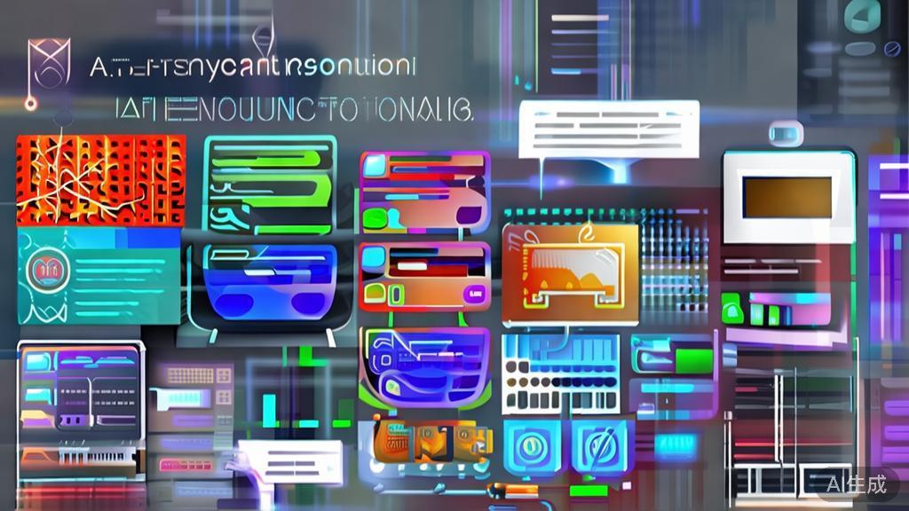 "High-quality business illustration about AI content recommendation systems, showcasing diverse media elements"