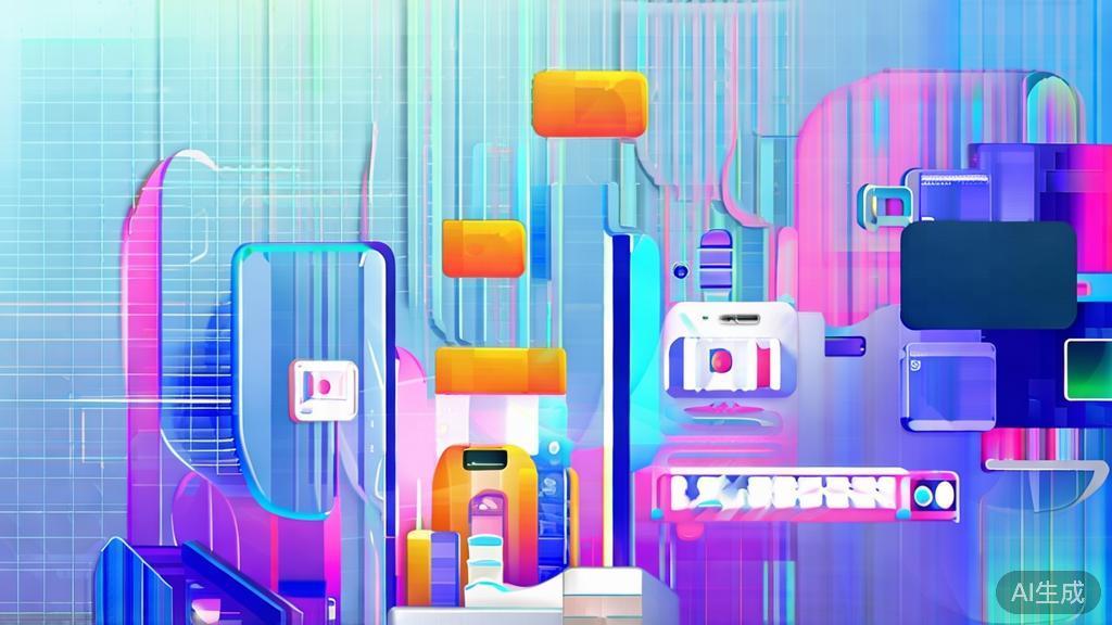 High-quality business illustration regarding future trends in short video, minimal flat design