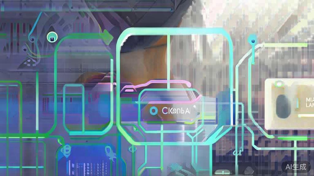 "High-quality business illustration regarding AI skills, minimal flat design"