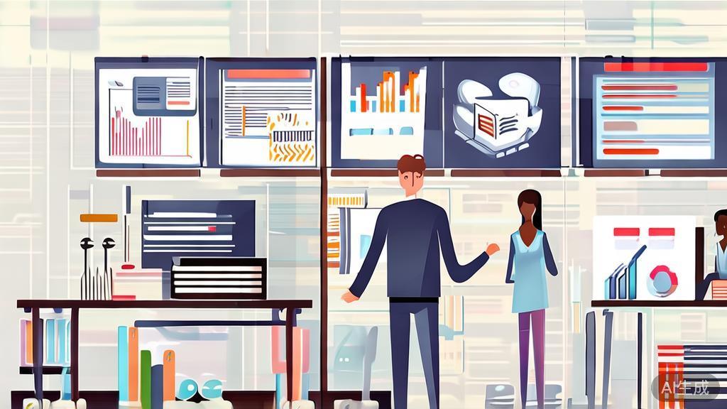 High-quality business illustration of a startup founder conducting market research with diverse audience, minimal flat design