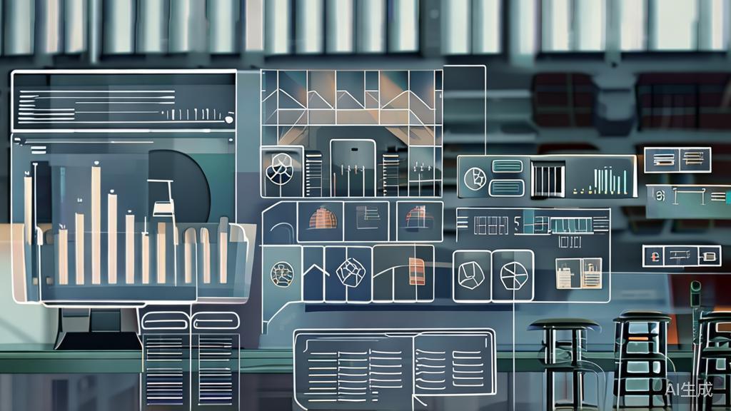"High-quality business illustration regarding data analytics tools, minimal flat design"